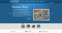 Desktop Screenshot of castlegarhospitalfoundation.org